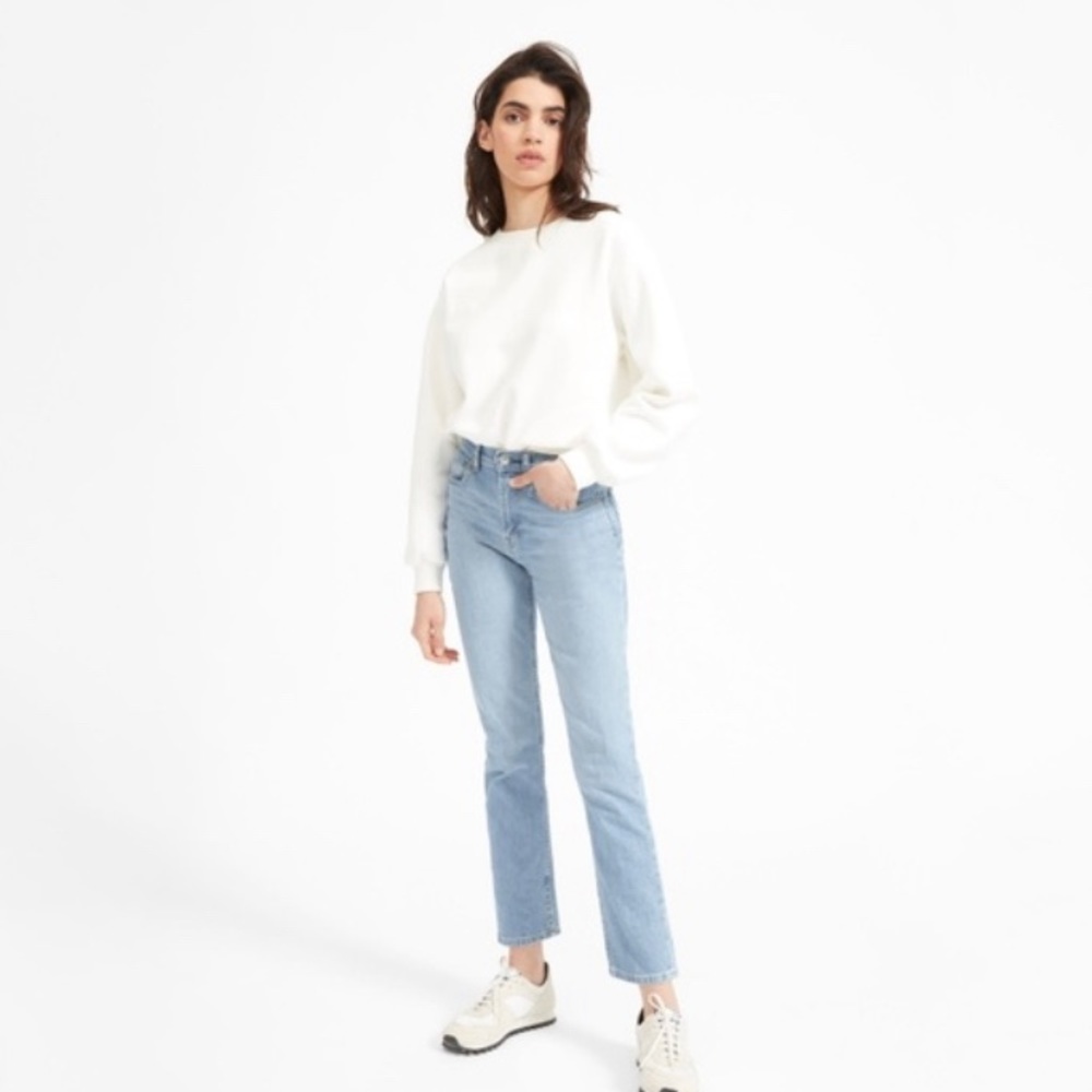 Everlane High Waist Straight Jean